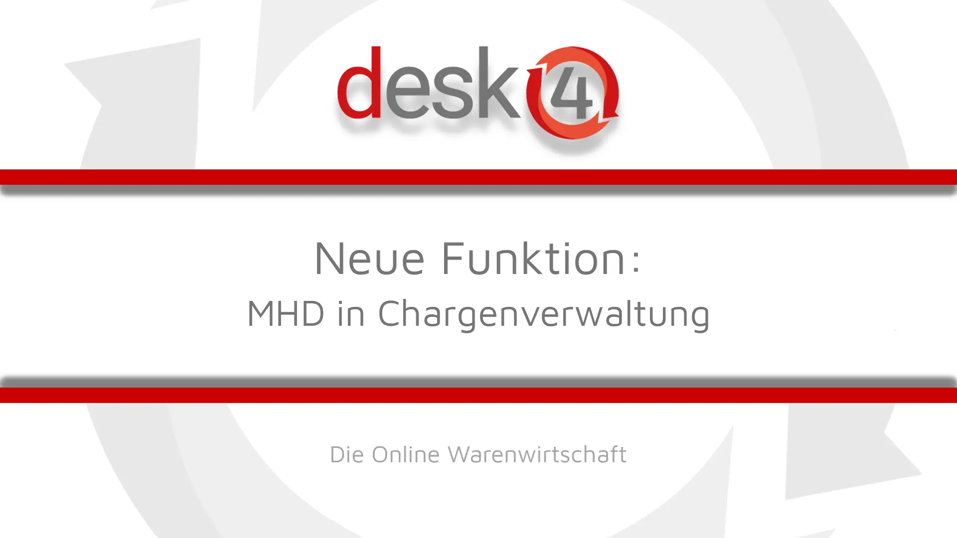 Neue Funktion: MHD in Chargenverwaltung