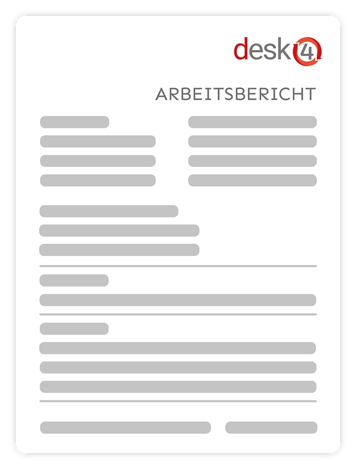 Arbeitsbericht Aufgbau