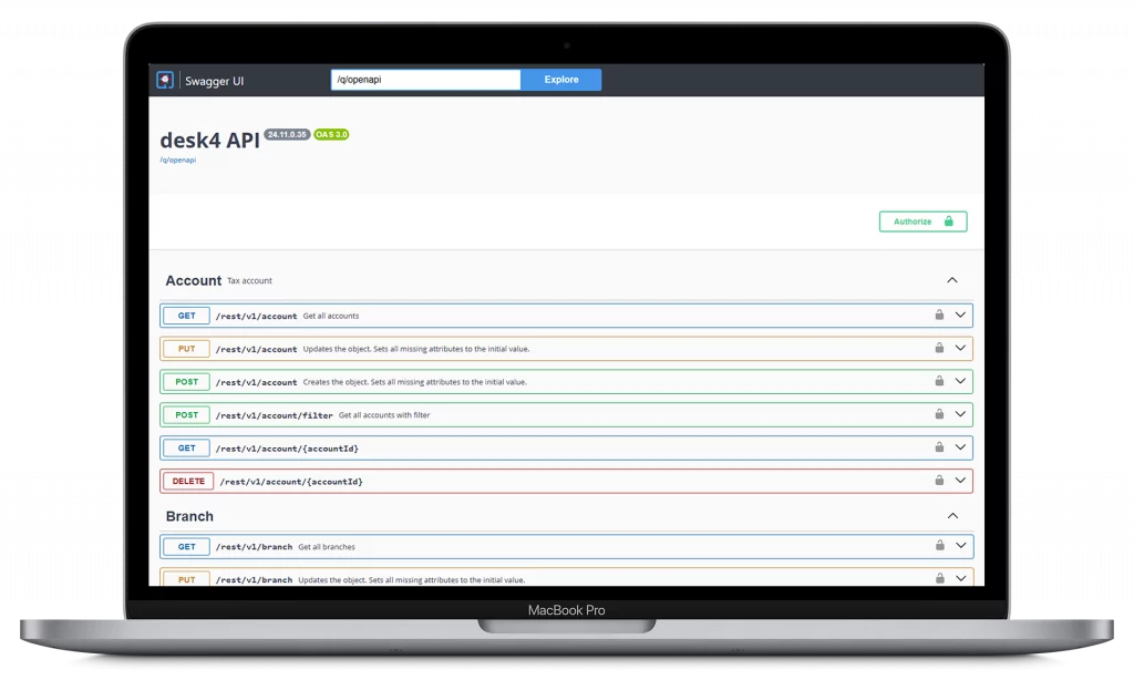 desk4 API swagger