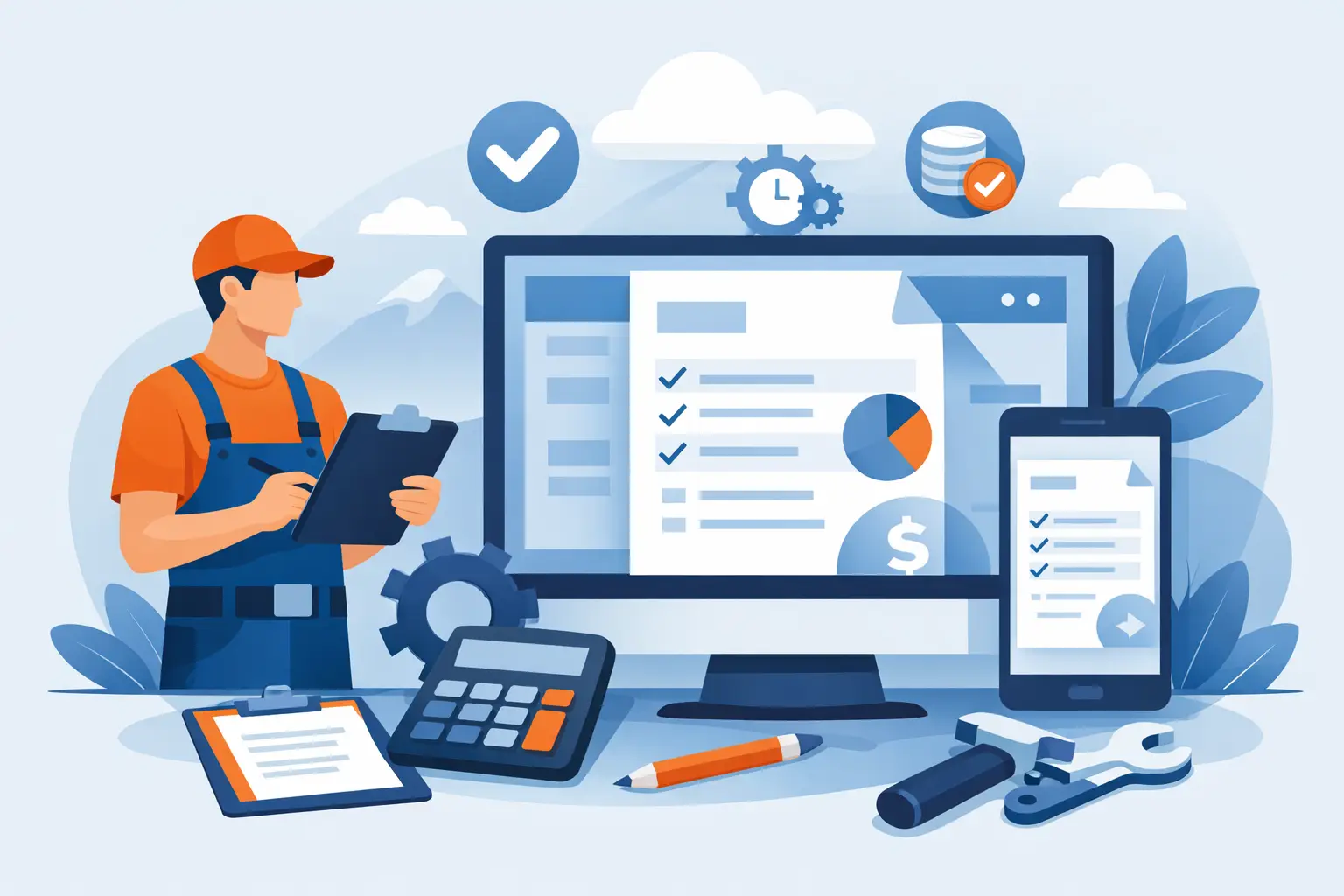 Rechnung schreiben Software Handwerk im Check