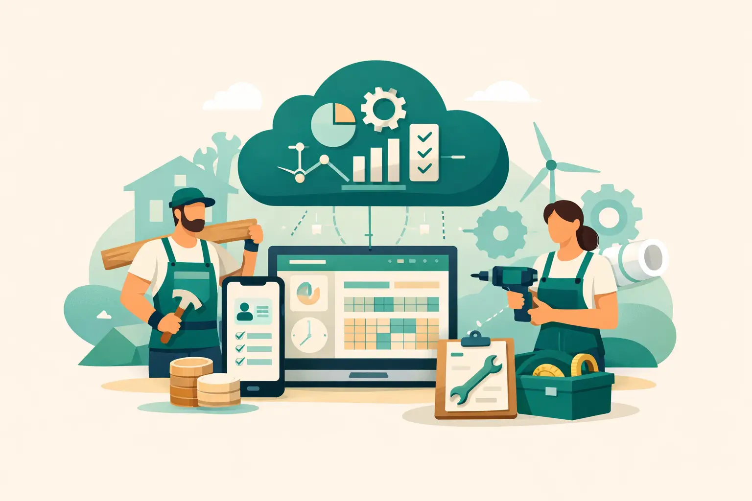 Cloud ERP im Handwerk richtig einsetzen