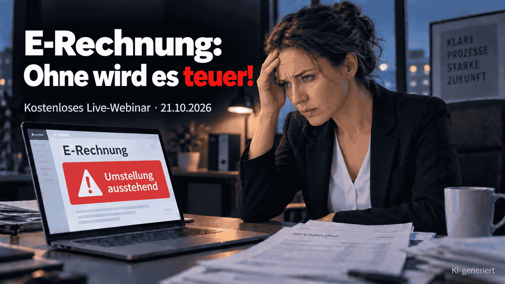 Kostenloses Webinar zur E-Rechnungspflicht 2027